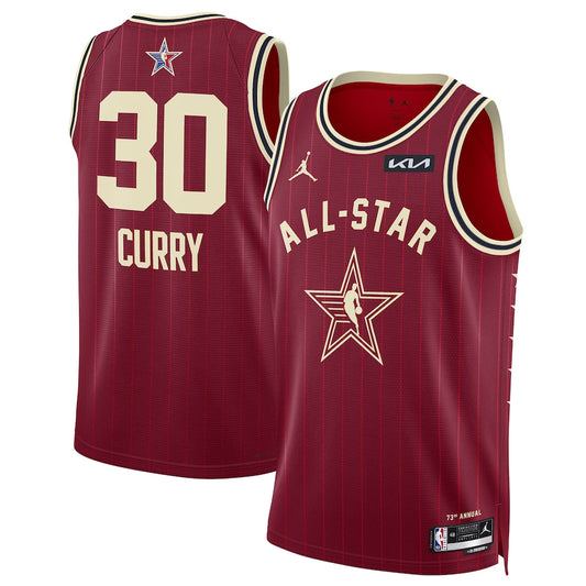 Unisex Stephen Curry Jordan Brand Crimson 2024 NBA All-Star Game Swingman Jersey