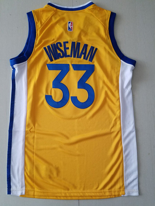 Men's Golden State Warriors James Wiseman Gold Fast Break Team Replica Jersey