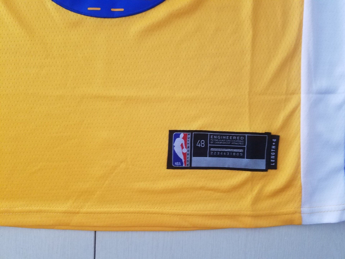 Stephen Curry Fast Break Team Replica-Trikot der Golden State Warriors in Gelb für Herren