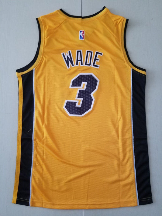 Miami Heat Dwyane Wade #3 Gold 2020/21 Swingman-Spielertrikot für Herren