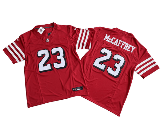 San Francisco 49ers 23# Christian McCaffrey Nike Vapor FUSE Limited Trikot