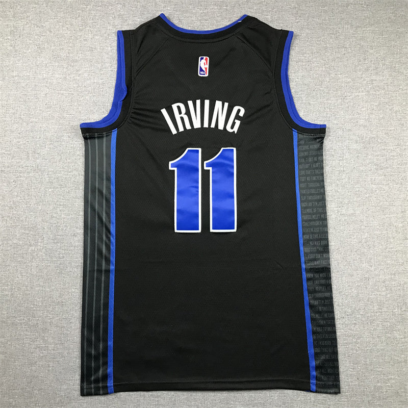 Herren Dallas Mavericks Kyrie Irving #11 Schwarzes 2023/24 Swingman-Trikot – City Edition