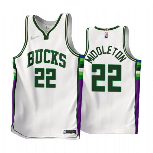 Khris Middleton Milwaukee Bucks 2021–22 City Edition-Trikot