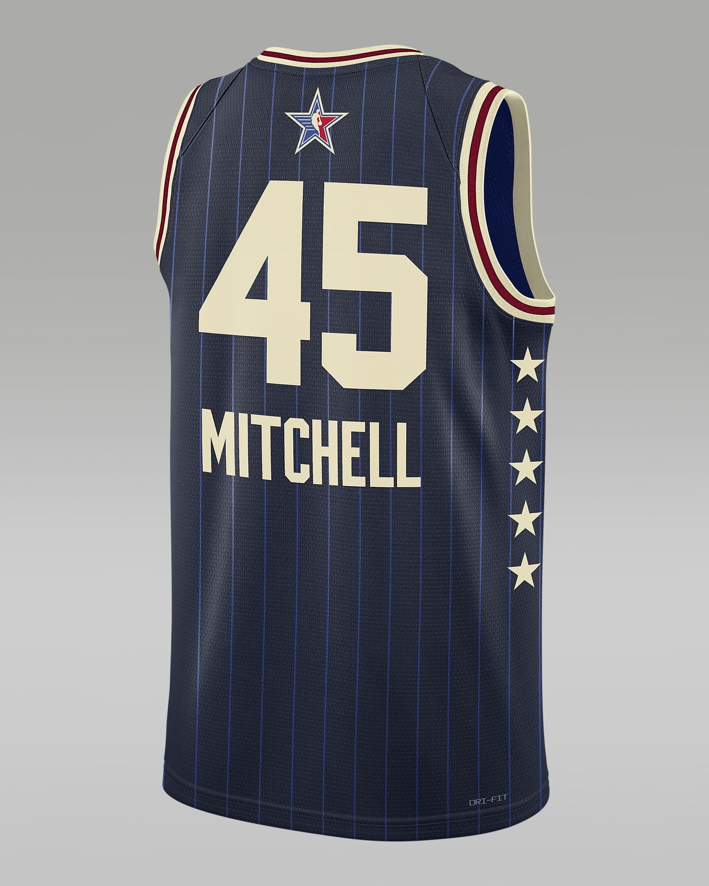 Unisex Donovan Mitchell Navy 2024 NBA All-Star Weekend Essential Jordan Dri-FIT NBA Swingman Jersey