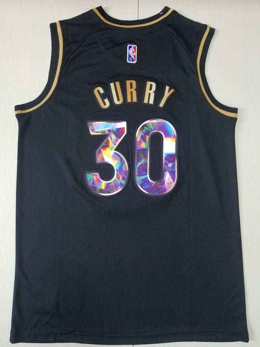 Stephen Curry #30 NBA Swingman-Trikot der Golden State Warriors in Schwarz für Herren