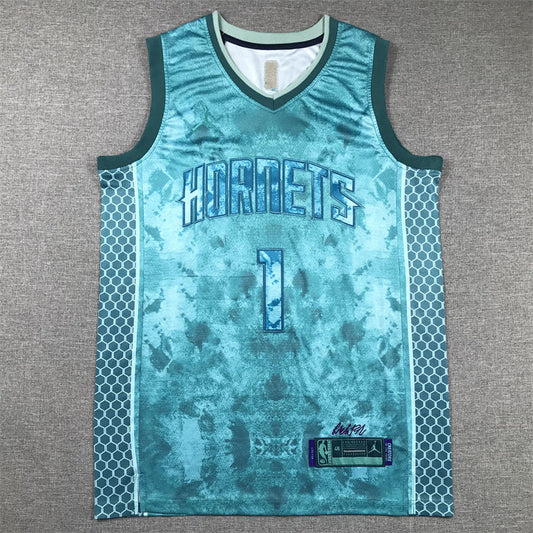 Charlotte Hornets LaMelo Ball #1 Teal Select Series Swingman-Trikot für Herren