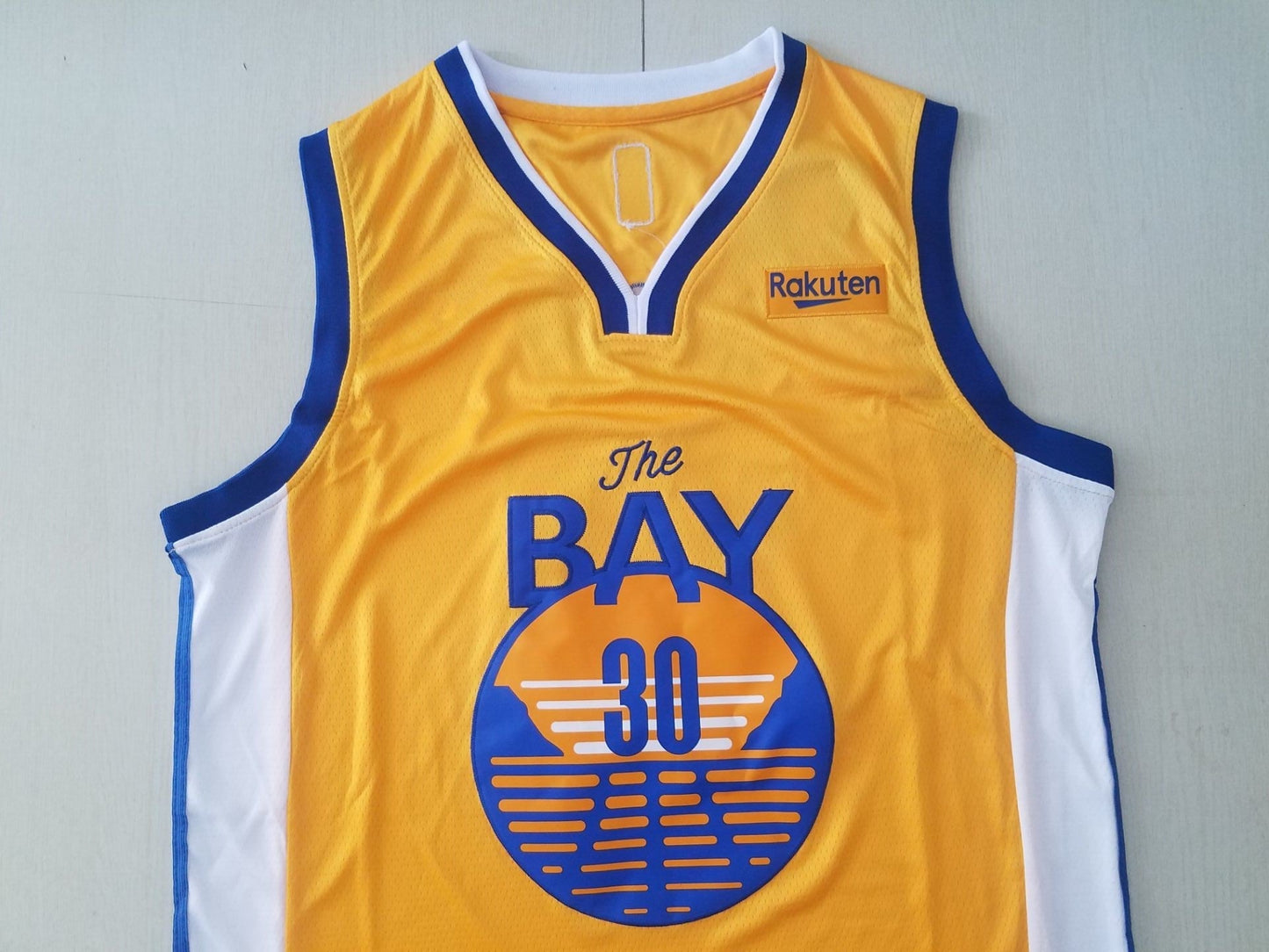 Stephen Curry Fast Break Team Replica-Trikot der Golden State Warriors in Gelb für Herren