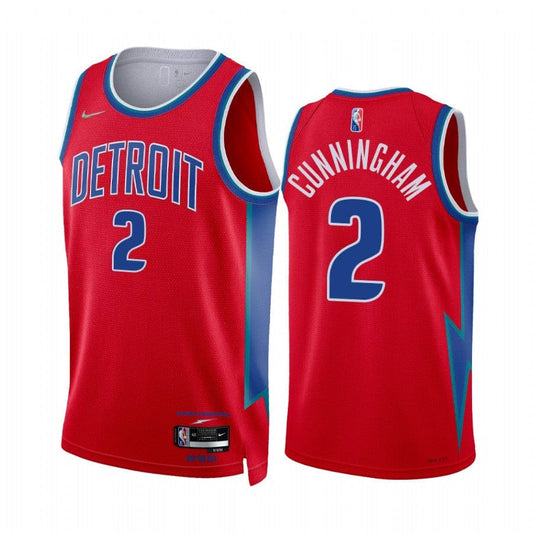 Cade Cunningham Detroit Pistons 2021-22 City Edition Jersey