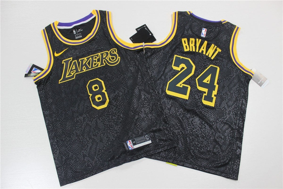 Kobe Bryant #8 #24 Los Angeles Lakers Mamba Edition Jersey