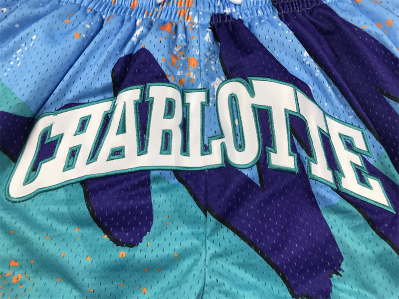 Men's Charlotte Hornets Teal Swingman Pocket Shorts