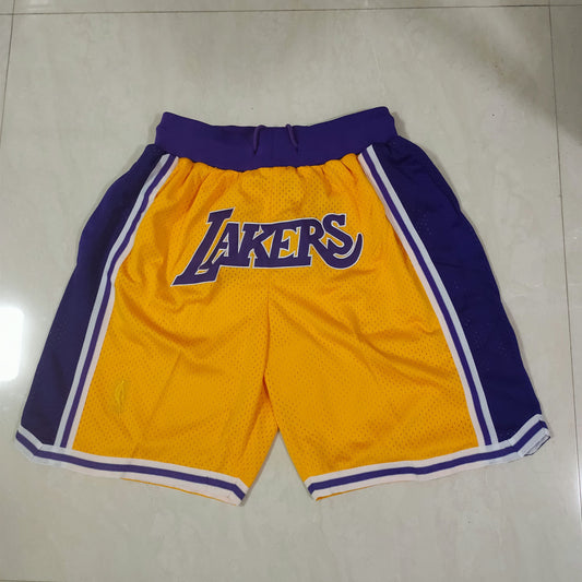 Mitchell &amp; Ness Los Angeles Lakers 1996–97 Throwback Authentic Pro Shorts für Herren