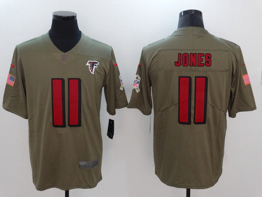 Atlanta Falcons Julio Jones #11 Braunes Spieler-Spieltrikot für Herren