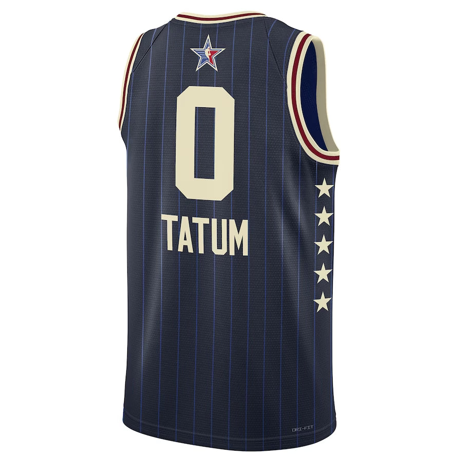 Unisex Jayson Tatum Jordan Brand Navy 2024 NBA All-Star Game Swingman Trikot