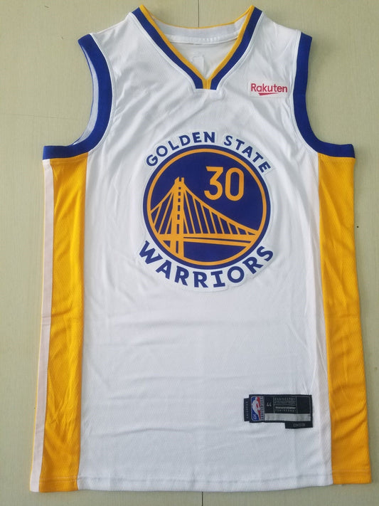 Stephen Curry White Fast Break Replica-Spielertrikot der Golden State Warriors für Herren