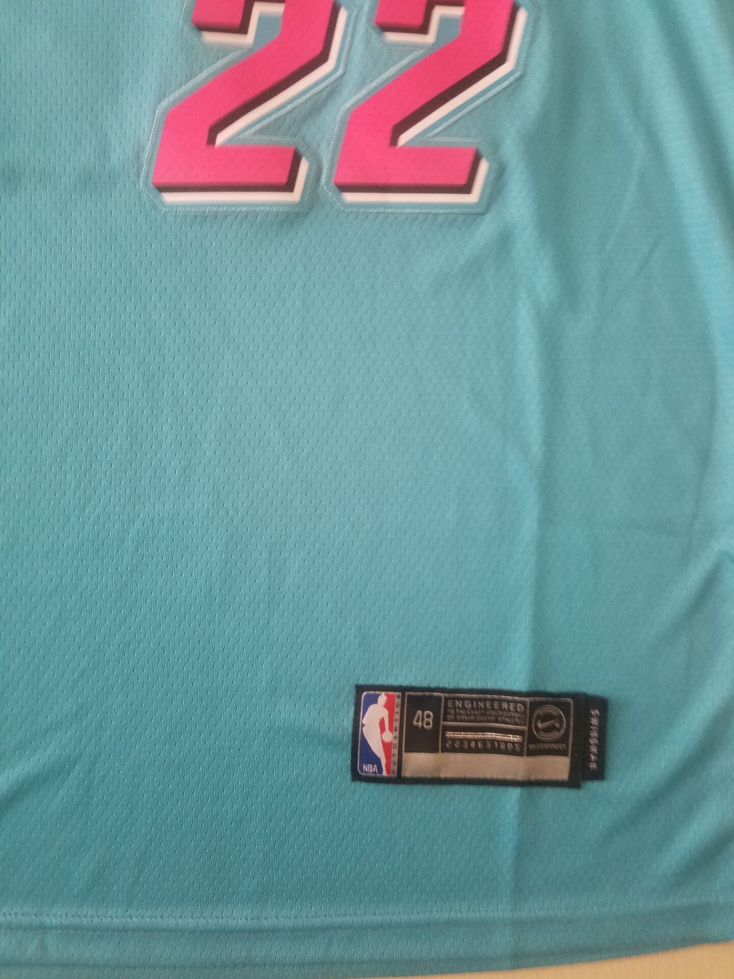 Men's Miami Heat Jimmy Butler #22 NBA Blue Swingman Jersey