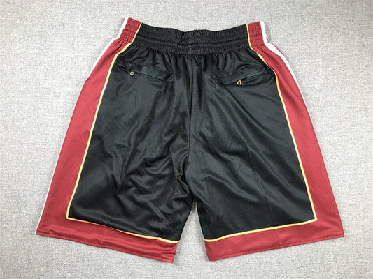 Men's Miami Heat Black Pocket Shorts