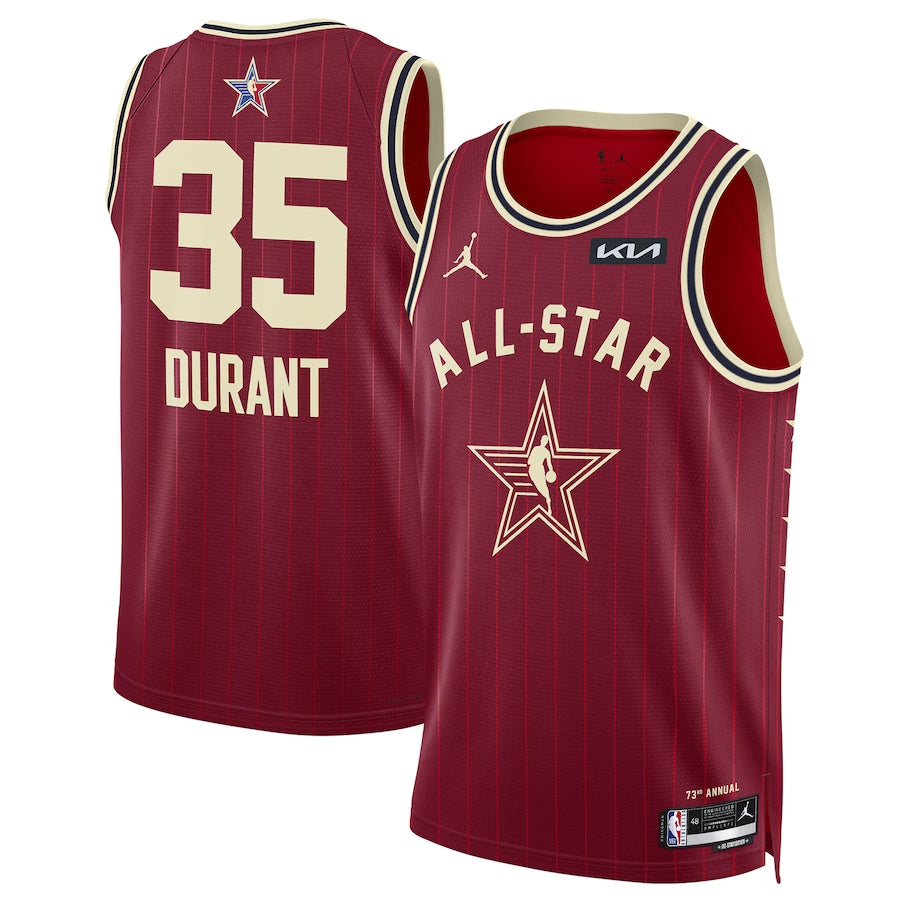 Unisex Kevin Durant Jordan Brand Crimson 2024 NBA All-Star Game Swingman Jersey