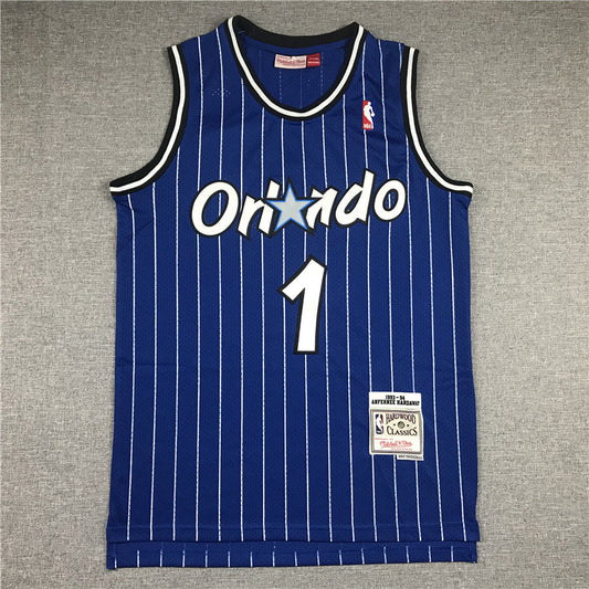 Men's Orlando Magic Penny Hardaway #1 Blue Hardwood Classics Swingman Jersey