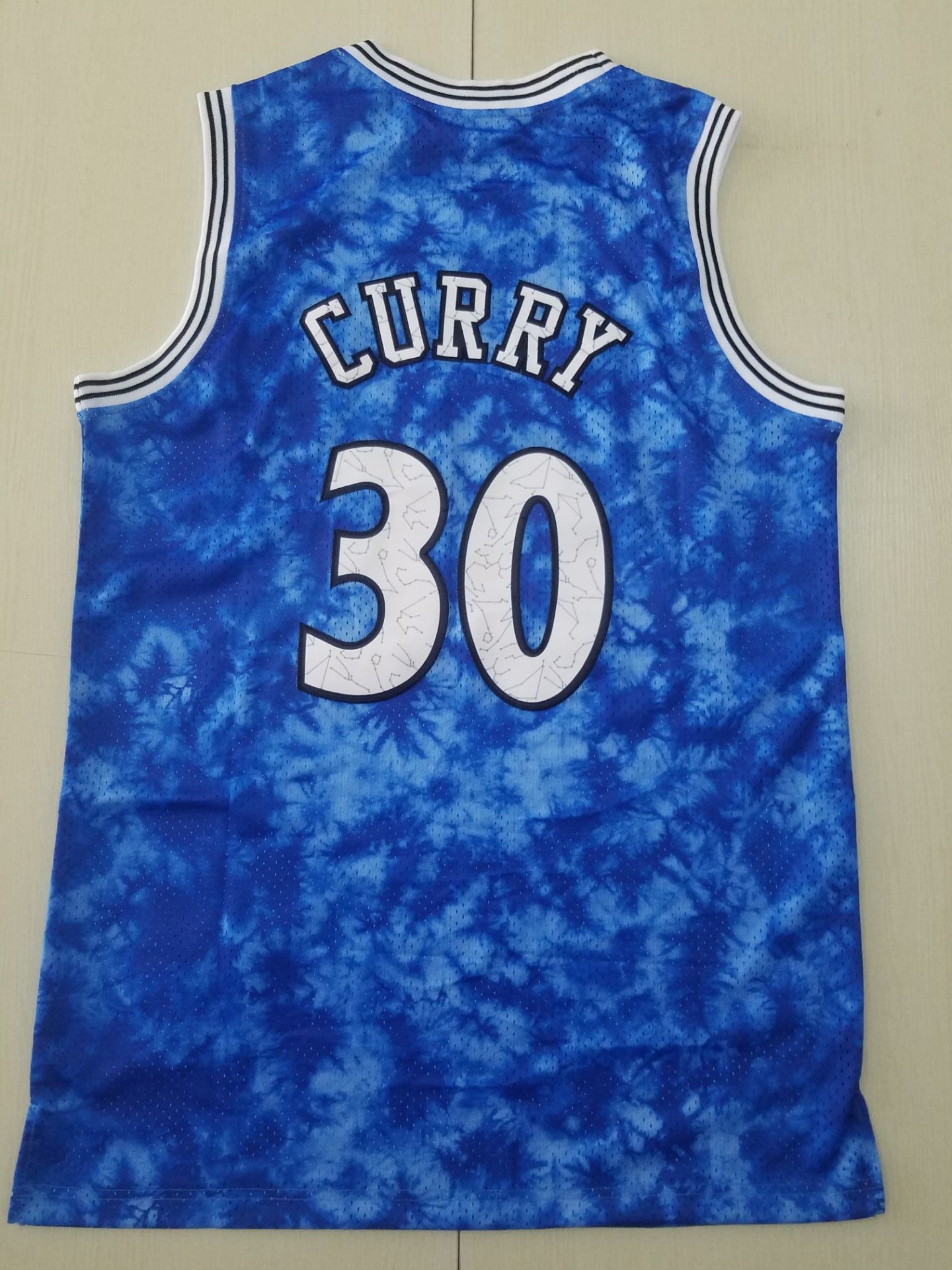 Stephen Curry Mitchell &amp; Ness Swingman-Trikot der Golden State Warriors für Herren in Blau