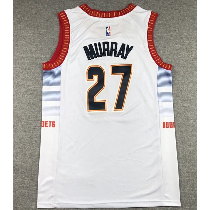 Denver Nuggets 27 Jamal Murray City-Trikot mit Stickerei 