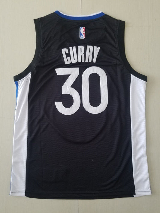 Stephen Curry #30 Swingman-Trikot der Golden State Warriors für Herren in Schwarz