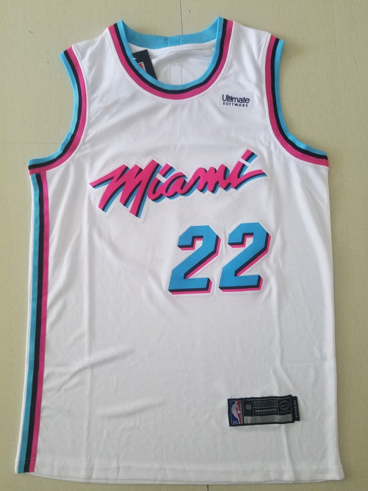 Miami Heat Jimmy Butler #22 NBA Swingman-Trikot für Herren in Weiß