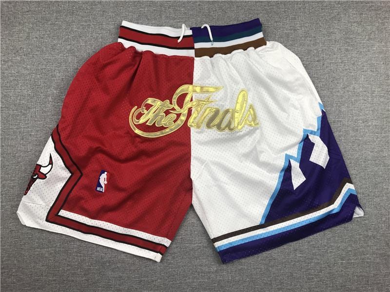 1997 NBA Finals Basketballshorts Utah Jazz &amp; Chicago Bulls