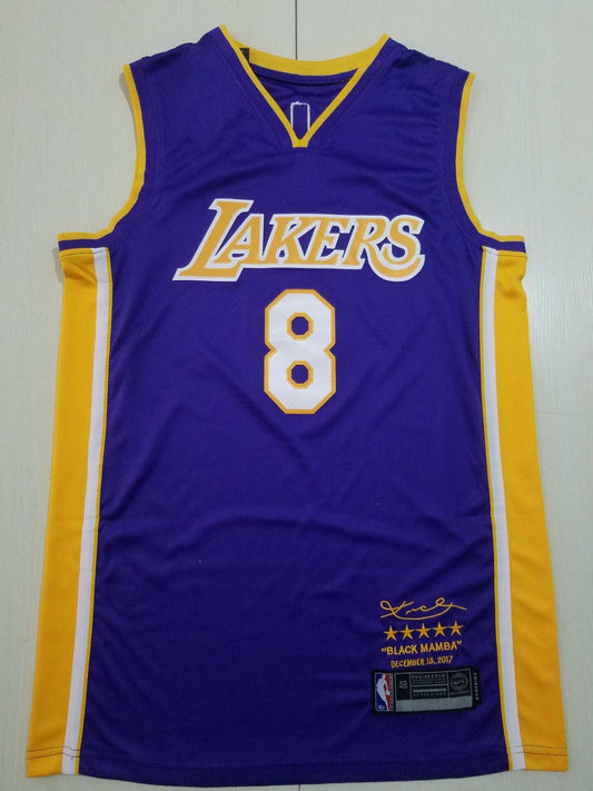 Los Angeles Lakers Kobe Bryant Lila #8 Swingman-Spielertrikot für Herren