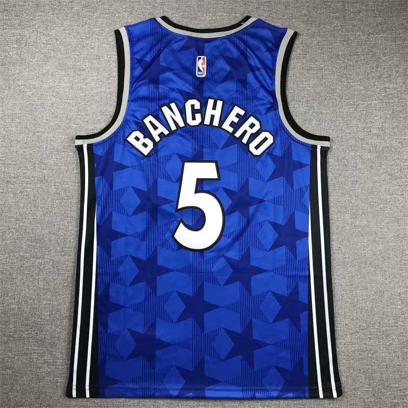 Men's Orlando Magic Paolo Banchero #5 Blue 2023/24 Swingman Jersey - Classic Edition