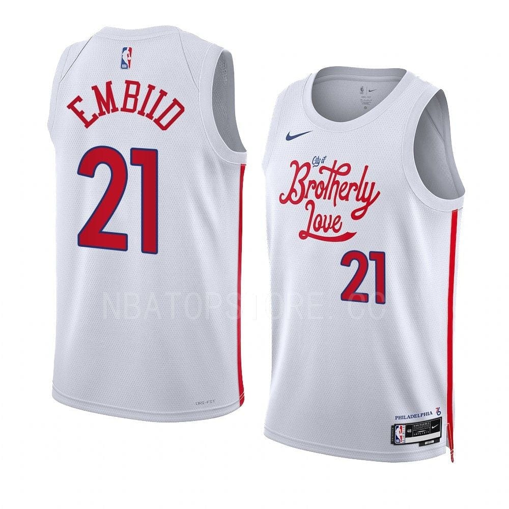 Joel Embiid Philadelphia 76ers 2022-23 City Edition Jersey