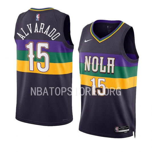 Jose Alvarado New Orleans Pelicans 2022-23 City Edition Jersey