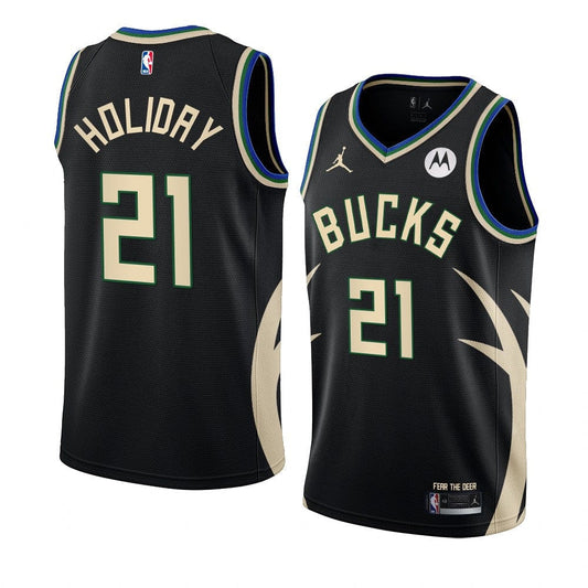 Jrue Holiday Milwaukee Bucks 2022-23 Statement-Trikot