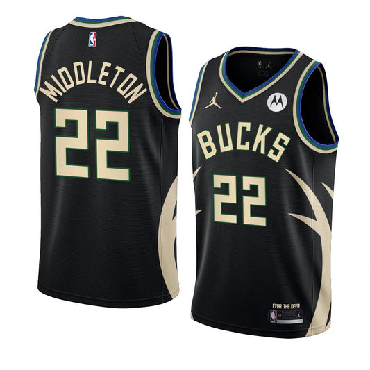 Khris Middleton Milwaukee Bucks 2022-23 Statement-Trikot