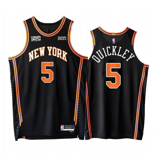 Immanuel Quickley New York Knicks 2021-22 City Edition Jersey